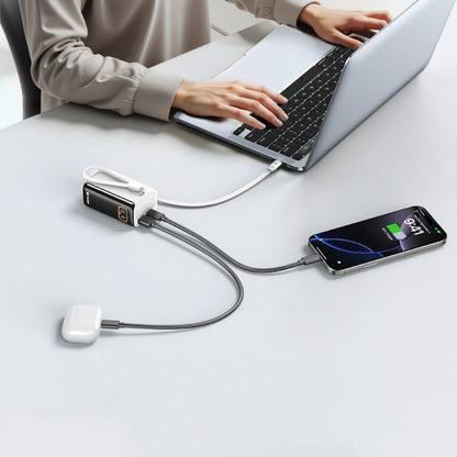 PowerCharge RLink 10,000 mAh PD45W (Built-in Retractable USB-C Cable) Power Bank (CCC Certified)