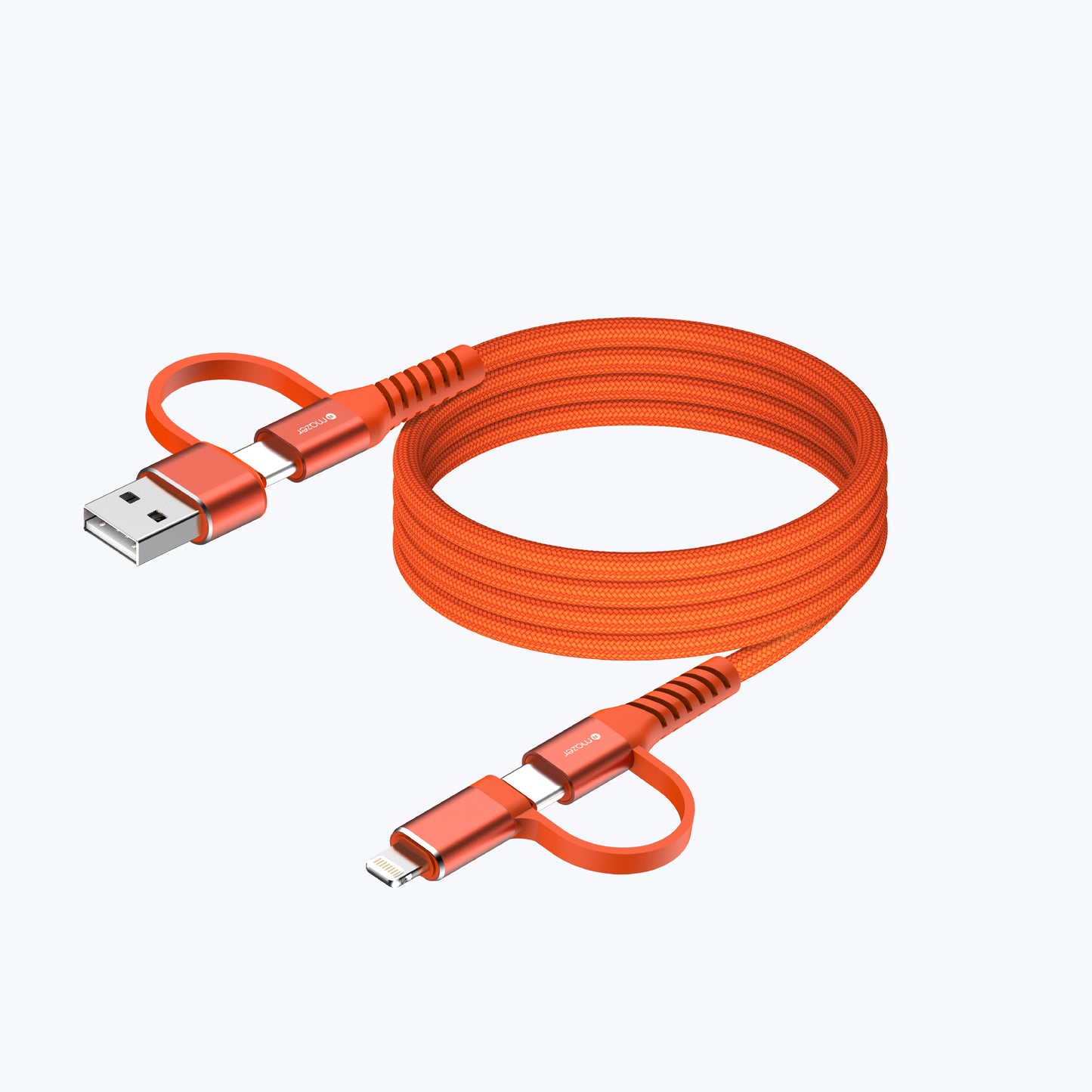 InfiniteLink COBRA Q Magnetic Organizer 4-in-1 Fast Charging Cable 60W (Braided)