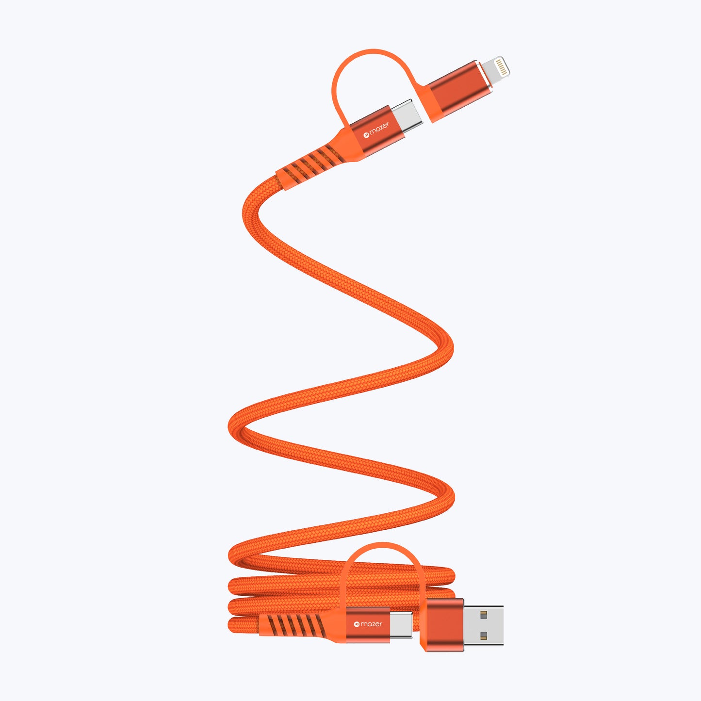 InfiniteLink COBRA Q Magnetic Organizer 4-in-1 Fast Charging Cable 60W (Braided)