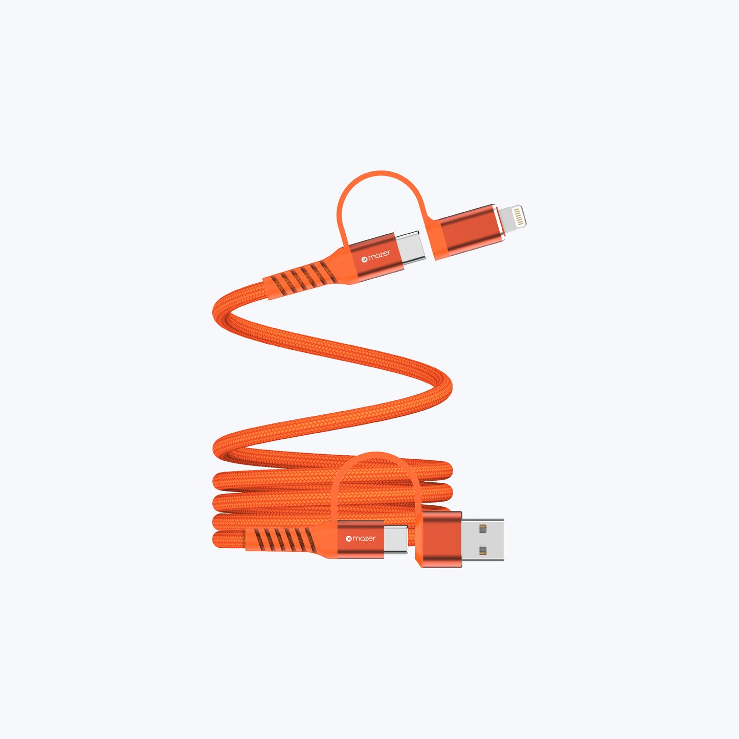 InfiniteLink COBRA Q Magnetic Organizer 4-in-1 Fast Charging Cable 60W (Braided)