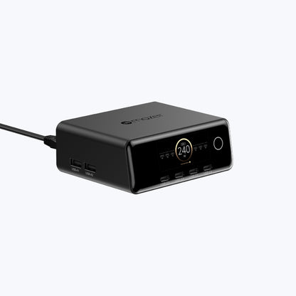 PrestigeGaN Ai 6 Ports GaN Desktop Charger 240W