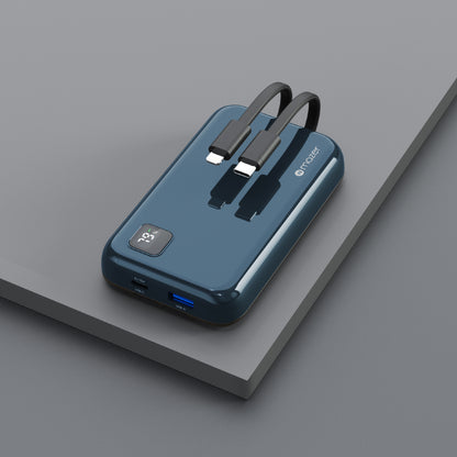 PowerCharge Link 10,000mAh (Built-in Lightning & USB C Cables) Power Bank