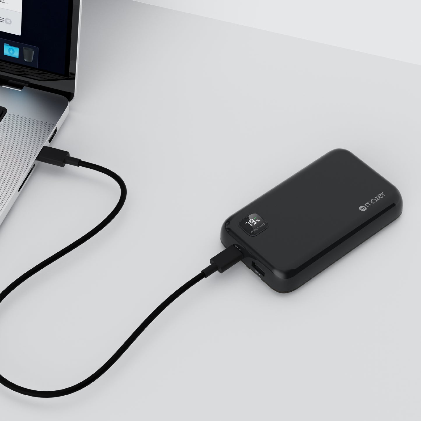 PowerCharge Link 10,000mAh (Built-in Lightning & USB C Cables) Power Bank