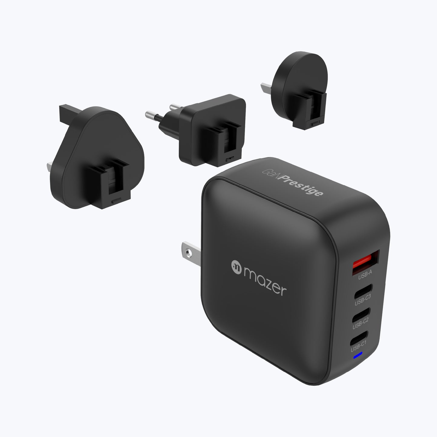 GaNPrestige V5 100W Gan Wall Charger with Travel Pins (4 Ports)