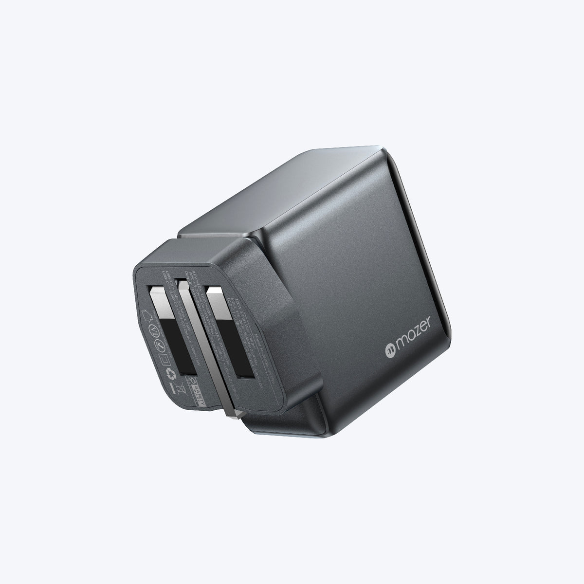 PrestigeGaN Ai 120W GaN Wall Charger Ai Display (3 Ports)