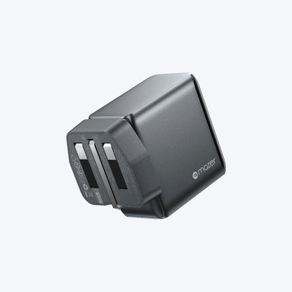 PrestigeGaN Ai 120W GaN Wall Charger Ai Display (3 Ports)