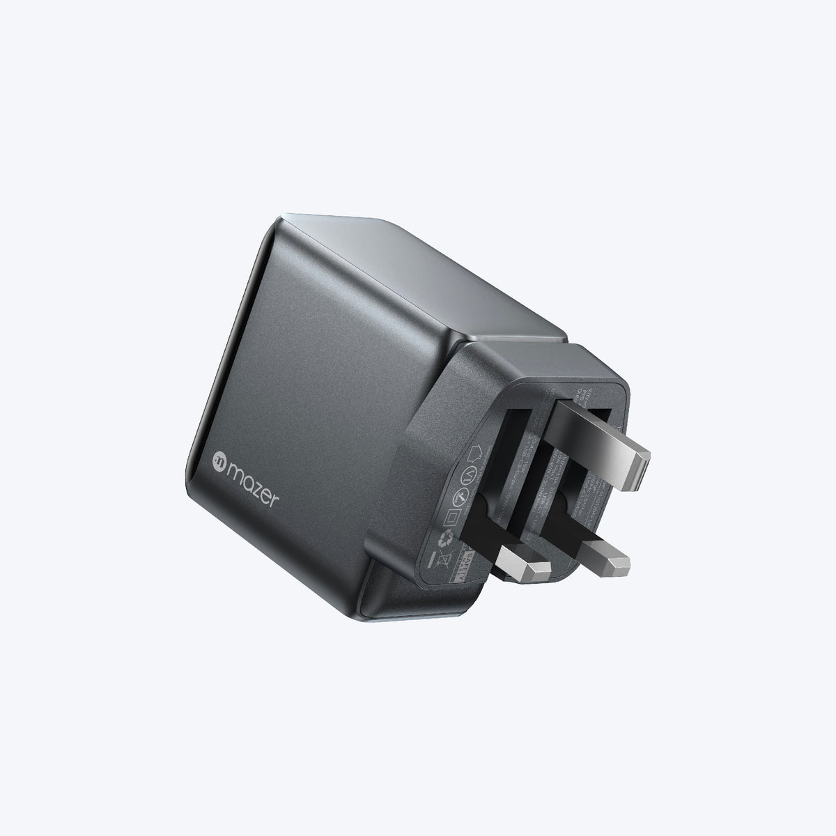 PrestigeGaN Ai 120W GaN Wall Charger Ai Display (3 Ports)