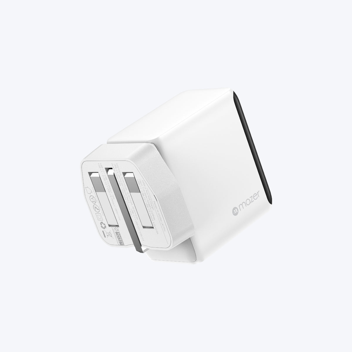 PrestigeGaN Ai 120W GaN Wall Charger Ai Display (3 Ports)