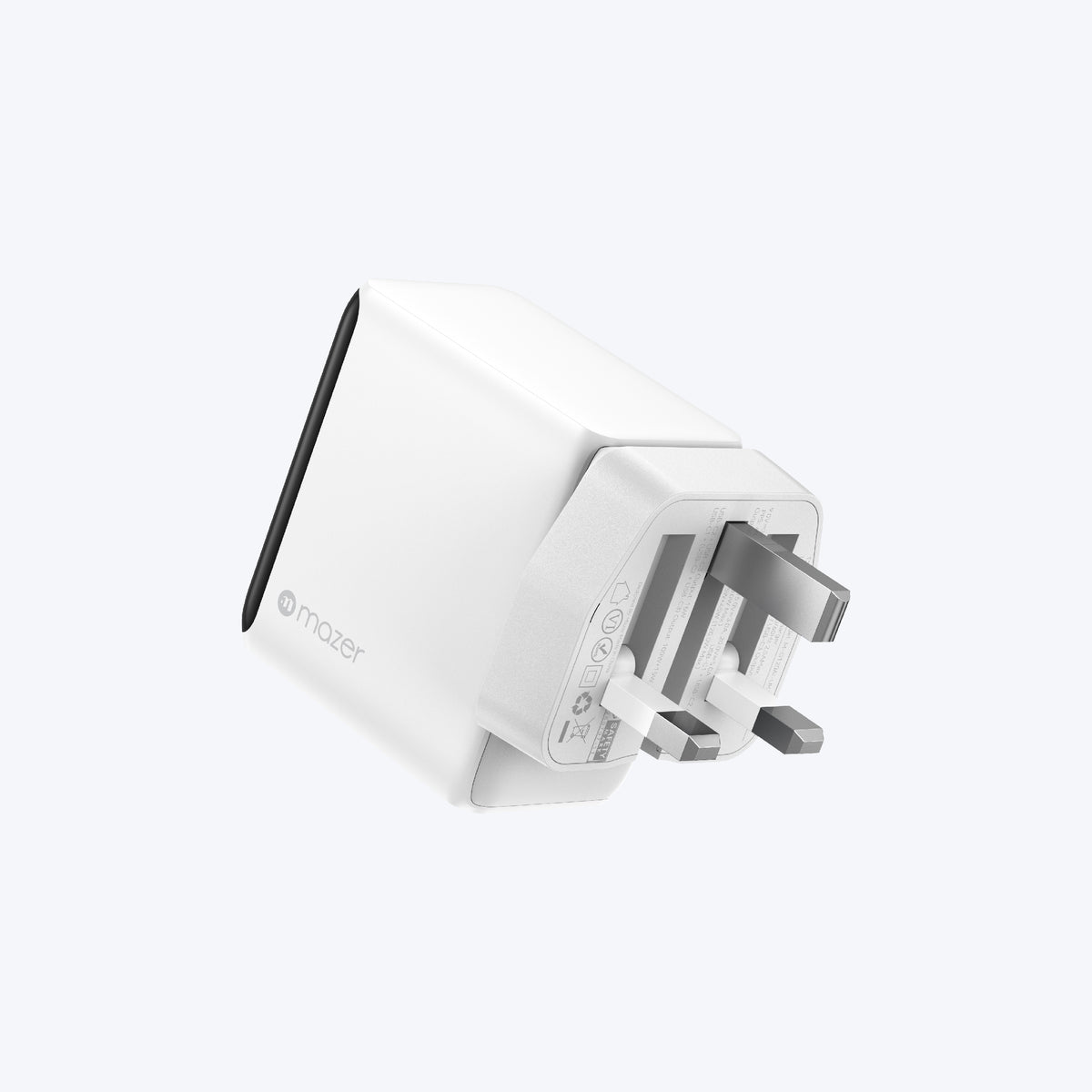 PrestigeGaN Ai 120W GaN Wall Charger Ai Display (3 Ports)