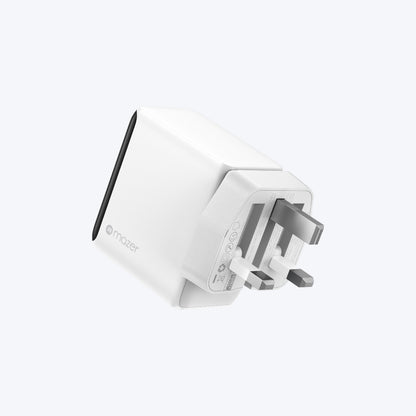 PrestigeGaN Ai 120W GaN Wall Charger Ai Display (3 Ports)