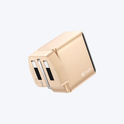 PrestigeGaN Ai 120W GaN Wall Charger Ai Display (3 Ports)
