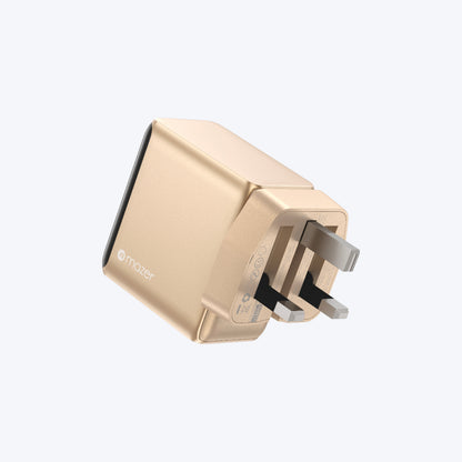 PrestigeGaN Ai 120W GaN Wall Charger Ai Display (3 Ports)