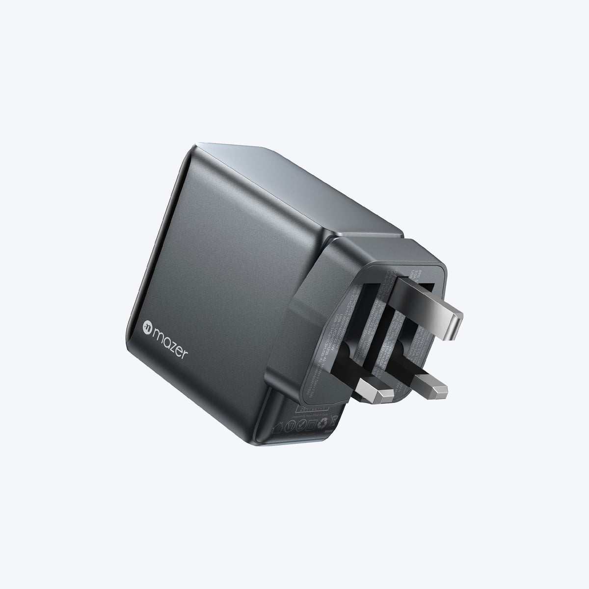 PrestigeGaN Ai 140W GaN Wall Charger Ai Display (4 Ports)