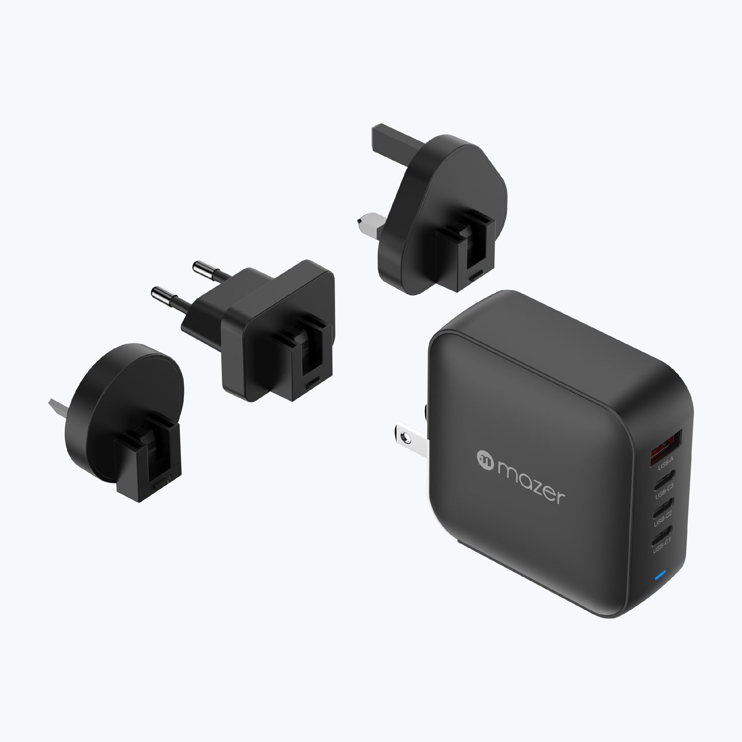 GaNPrestige 165W Gan Wall Charger with Travel Pins (4 Ports)