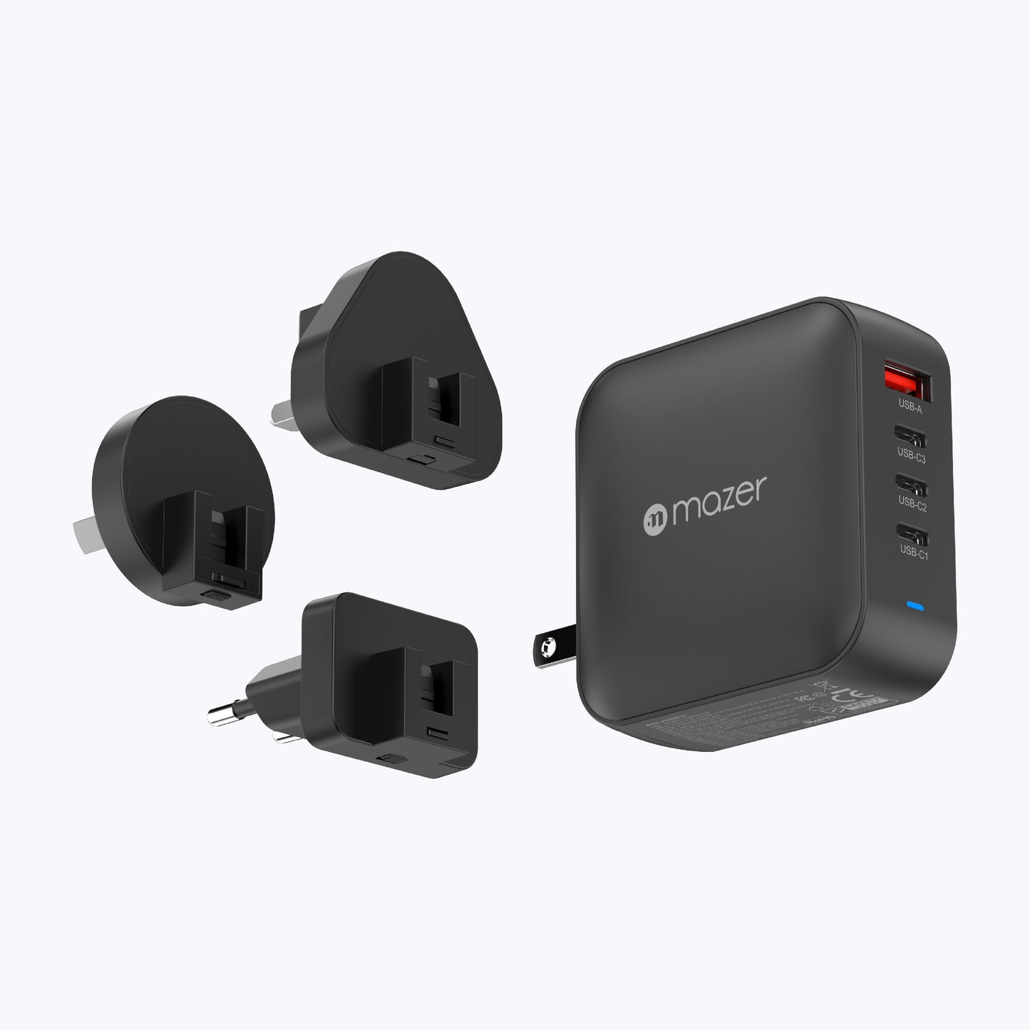 GaNPrestige 165W Gan Wall Charger with Travel Pins (4 Ports)