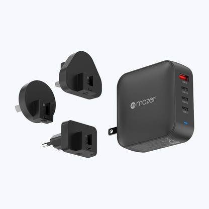 GaNPrestige 165W Gan Wall Charger with Travel Pins (4 Ports)