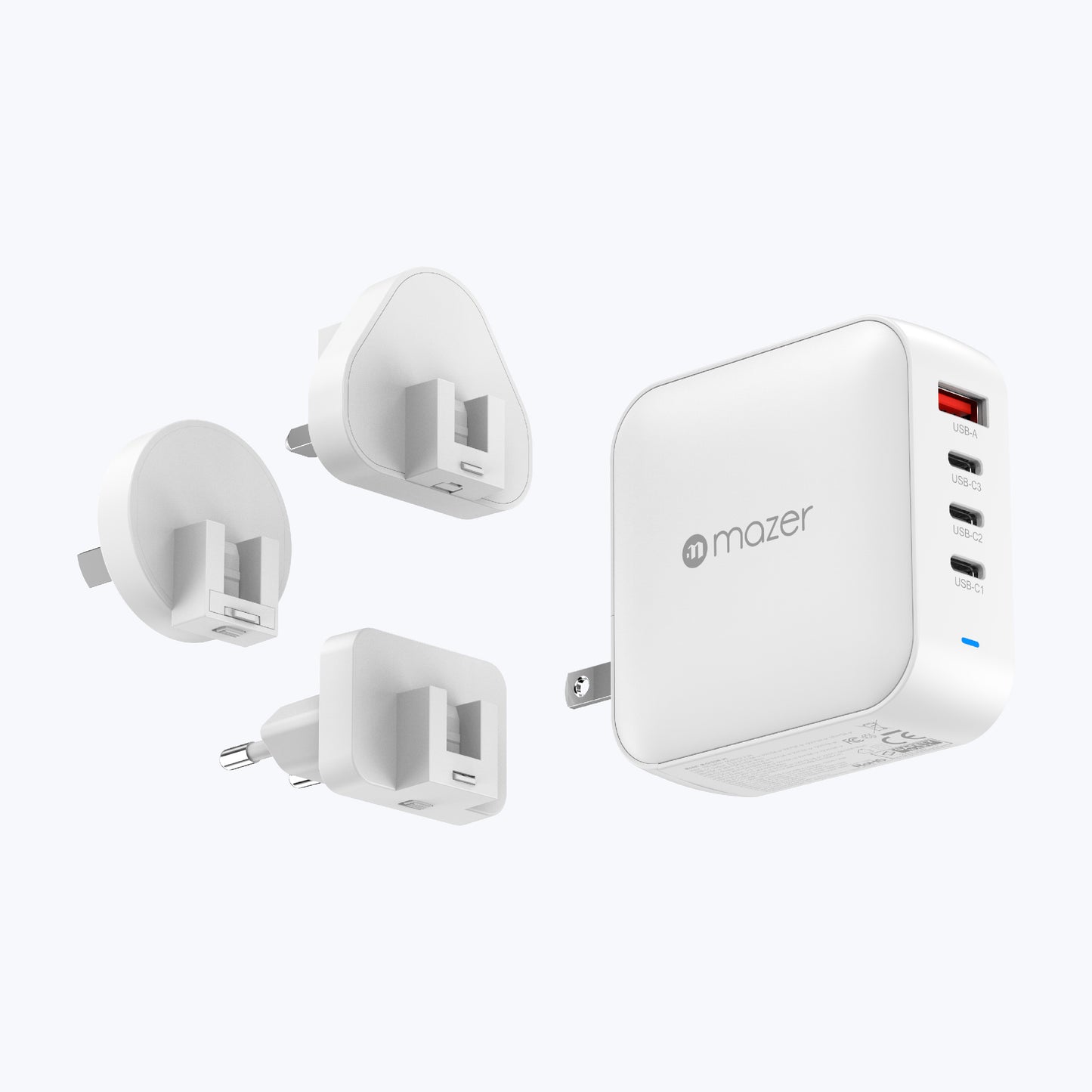 GaNPrestige 165W Gan Wall Charger with Travel Pins (4 Ports)
