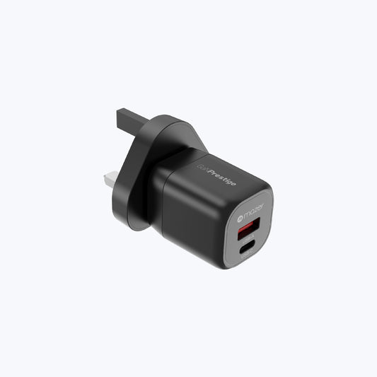 GaNPrestige V5 20W GaN Wall Charger US + UK Pin (2 Ports)