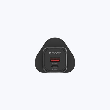 GaNPrestige V5 20W GaN Wall Charger US + UK Pin (2 Ports)