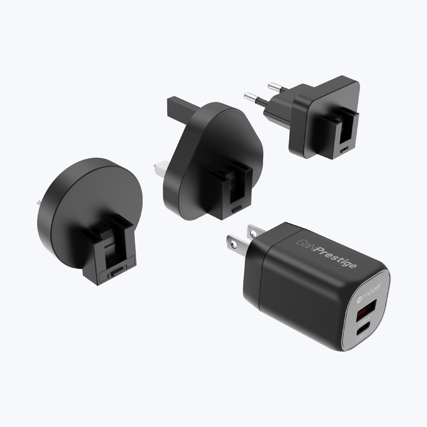 GaNPrestige V5 35W GaN Wall Charger with Travel Pins (2 Ports)