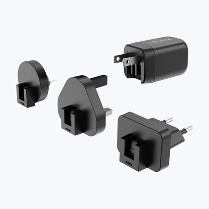 GaNPrestige V5 35W GaN Wall Charger with Travel Pins (2 Ports)