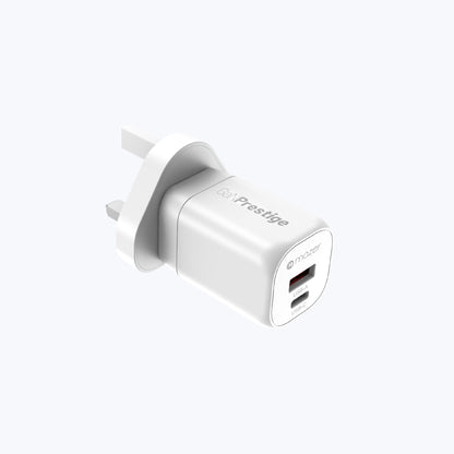 GaNPrestige V5 35W GaN Wall Charger with Travel Pins (2 Ports)