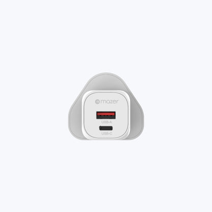 GaNPrestige V5 35W GaN Wall Charger with Travel Pins (2 Ports)