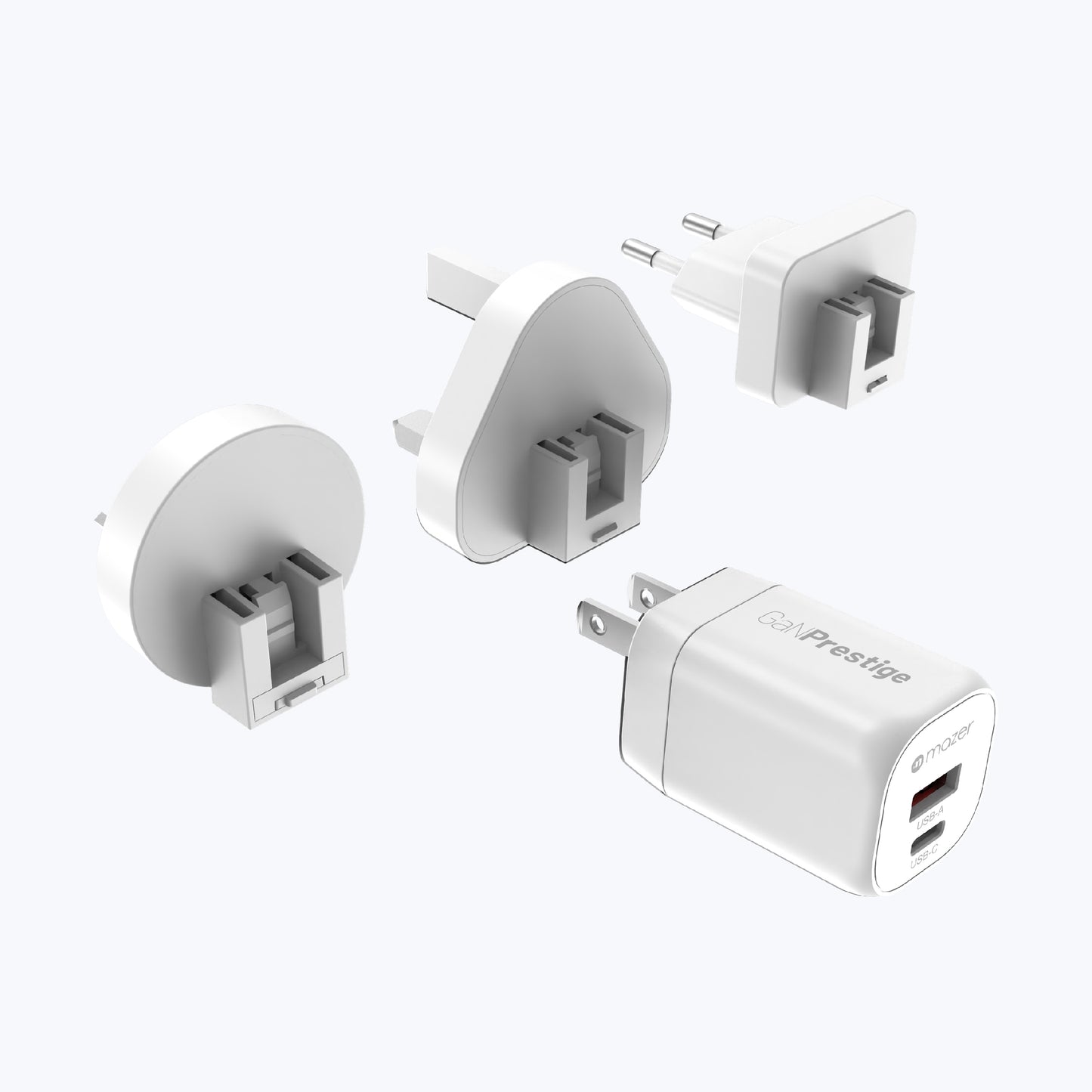 GaNPrestige V5 35W GaN Wall Charger with Travel Pins (2 Ports)