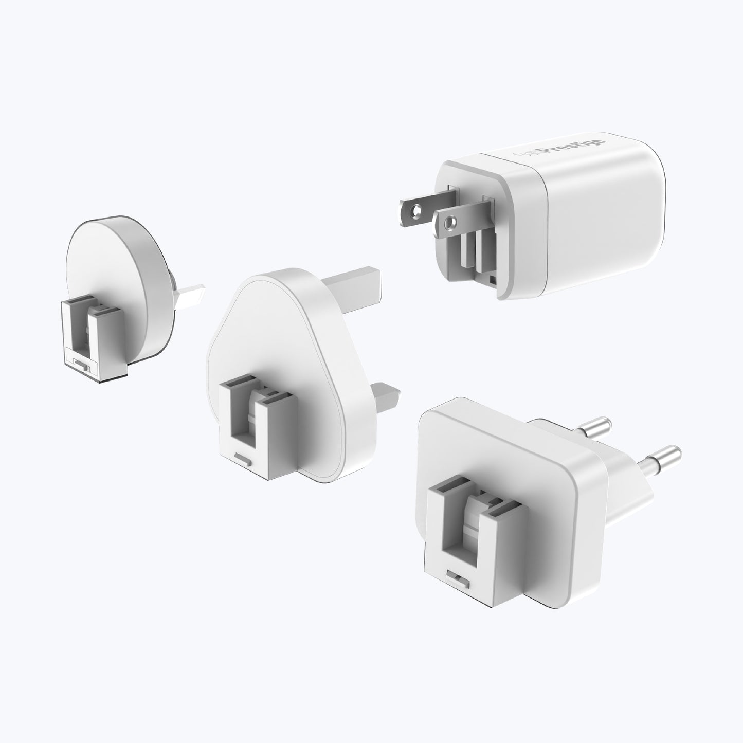 GaNPrestige V5 35W GaN Wall Charger with Travel Pins (2 Ports)