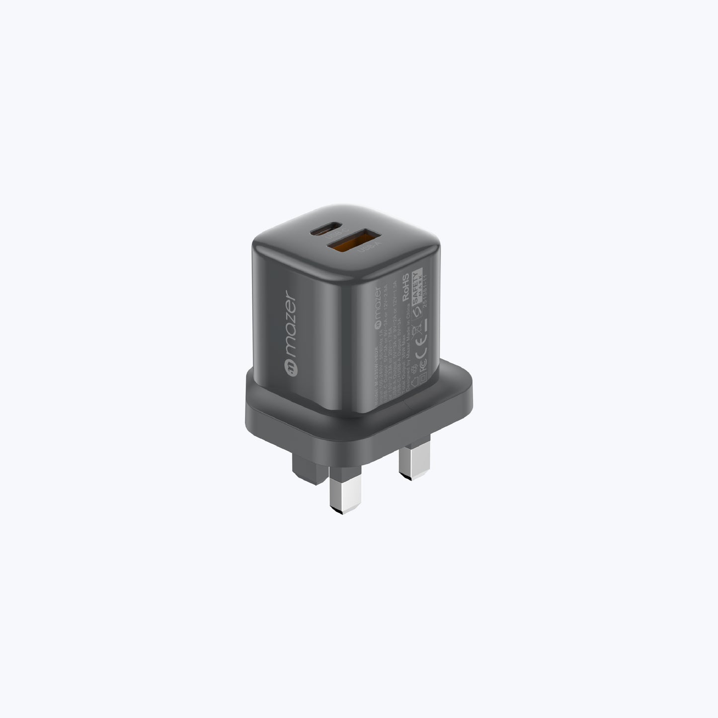 PrestigeGaN V6 35W GaN Wall Charger - UK (2 Ports)