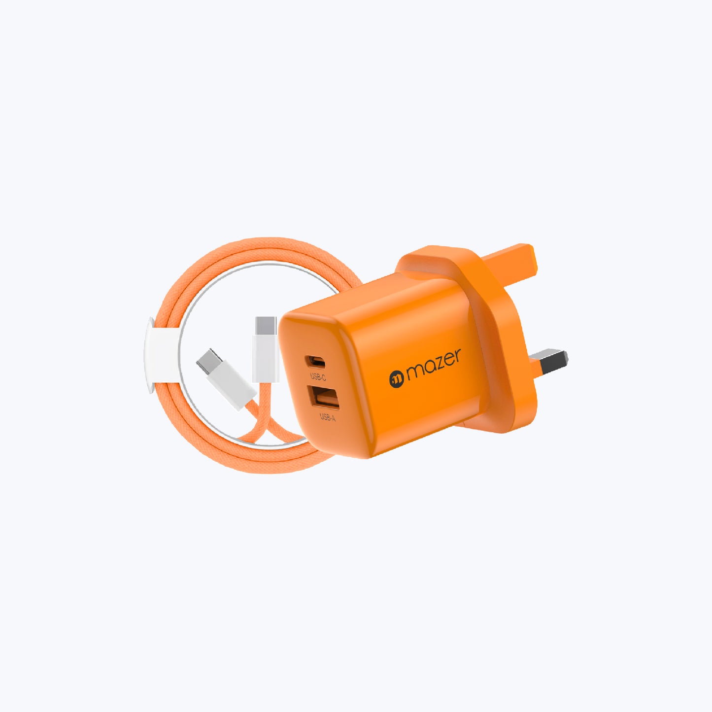 PrestigeGaN V6 35W GaN Wall Charger - UK (2 Ports) + USB-C Cable