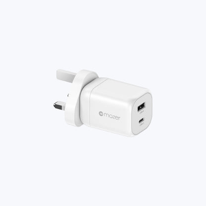 PrestigeGaN 40W Dynamic Power Adaptor with 60W Max GaN Wall Charger (2 Ports)