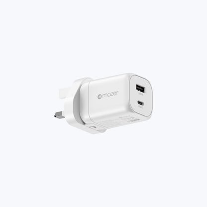 PrestigeGaN 40W Dynamic Power Adaptor with 60W Max GaN Wall Charger (2 Ports)