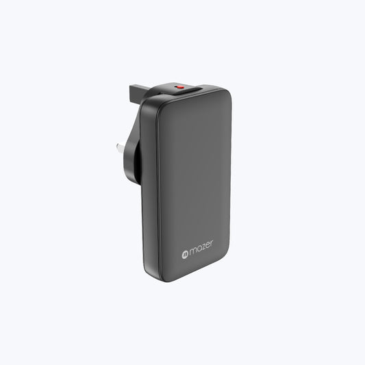 GaNPrestige Slim 65W GaN Wall Charger With Travel Pins (2 Ports)
