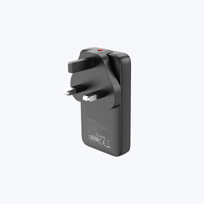 GaNPrestige Slim 65W GaN Wall Charger With Travel Pins (2 Ports)