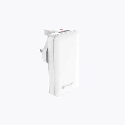 GaNPrestige Slim 65W GaN Wall Charger With Travel Pins (2 Ports)