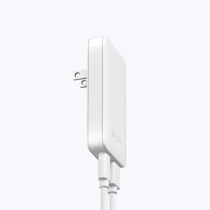 GaNPrestige Slim 65W GaN Wall Charger With Travel Pins (2 Ports)