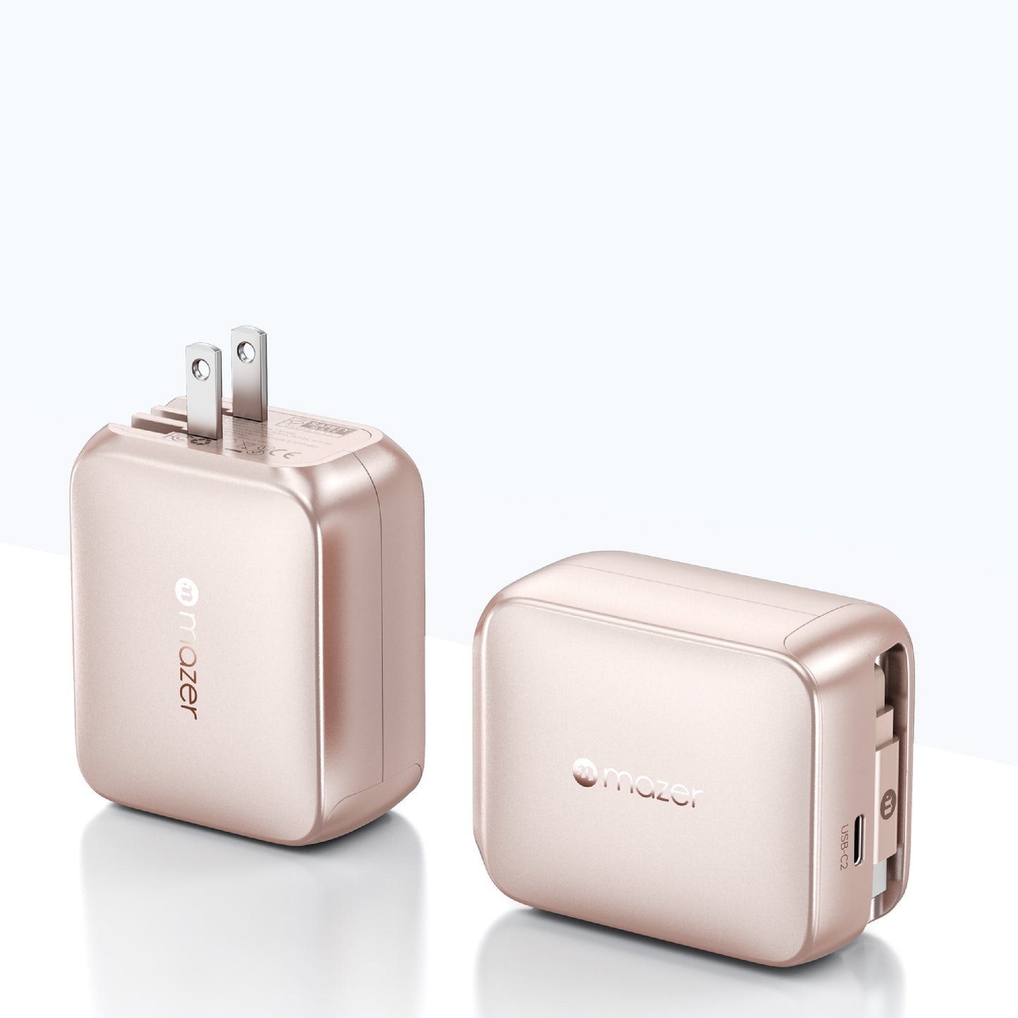 PrestigeGaN R 67W GaN Wall Charger with Retractable USB-C Cable