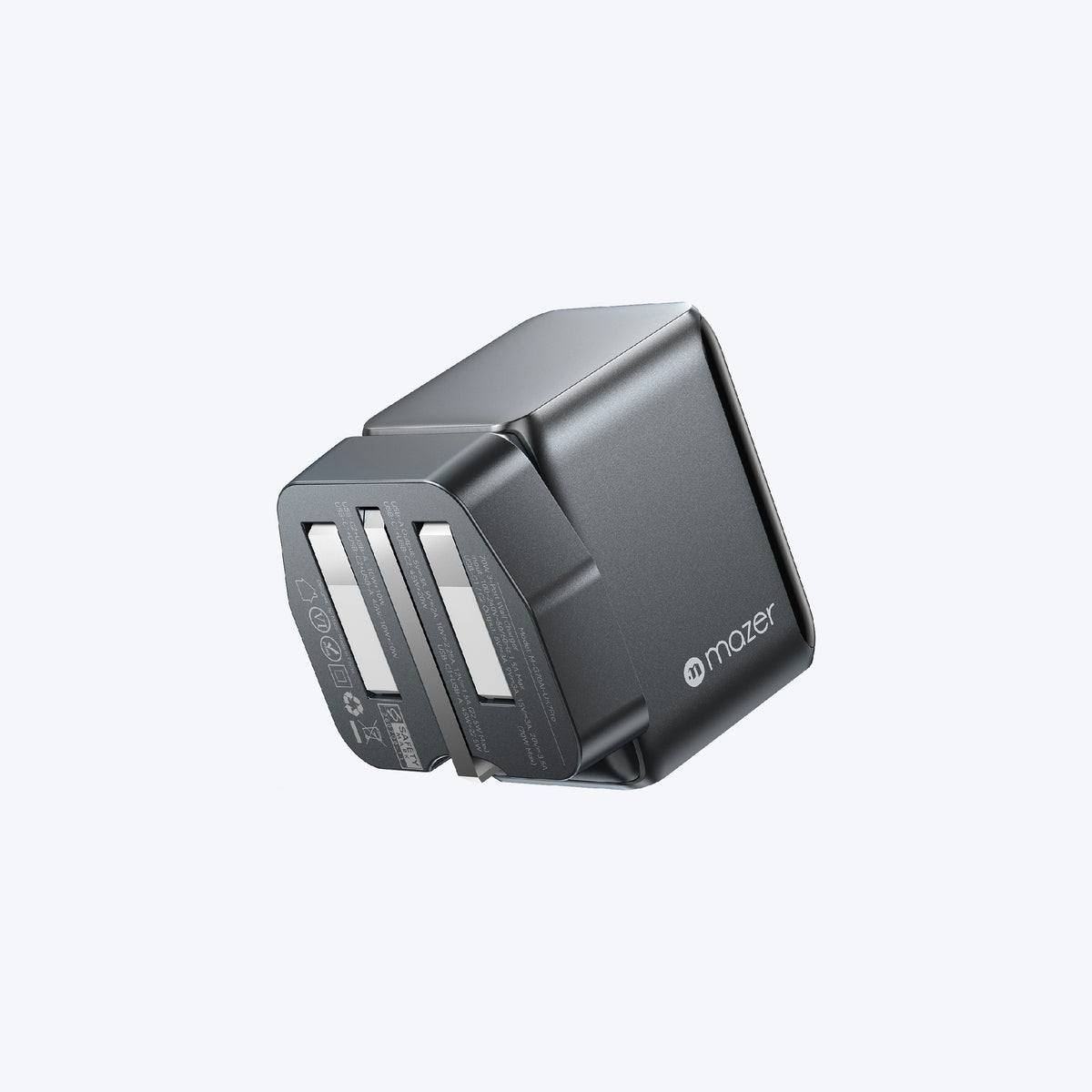 PrestigeGaN Ai 70W GaN Wall Charger Ai Display (3 Ports)