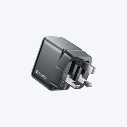 PrestigeGaN Ai 70W GaN Wall Charger Ai Display (3 Ports)