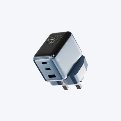 PrestigeGaN Ai 70W GaN Wall Charger Ai Display (3 Ports)