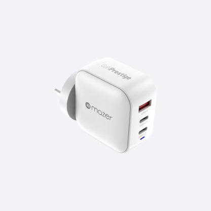 GaNPrestige V5 70W GaN Wall Charger with Travel Pins (3 Ports)