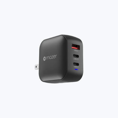 GaNPrestige V5 70W GaN Wall Charger with Travel Pins (3 Ports)
