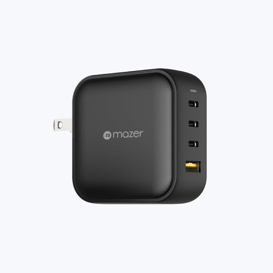 GaNPrestige 100W Gan Wall Charger with Travel Pins (4 Ports)