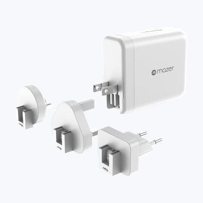 GaNPrestige 140W Gan Wall Charger With Travel Pins (4 Ports)