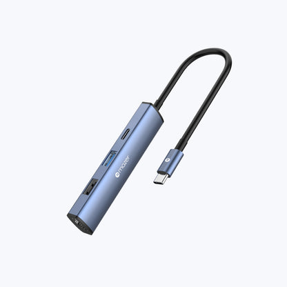 InfiniteLinkHub Slim Hub51 4-in-1 USB C Multimedia Mobile Hub