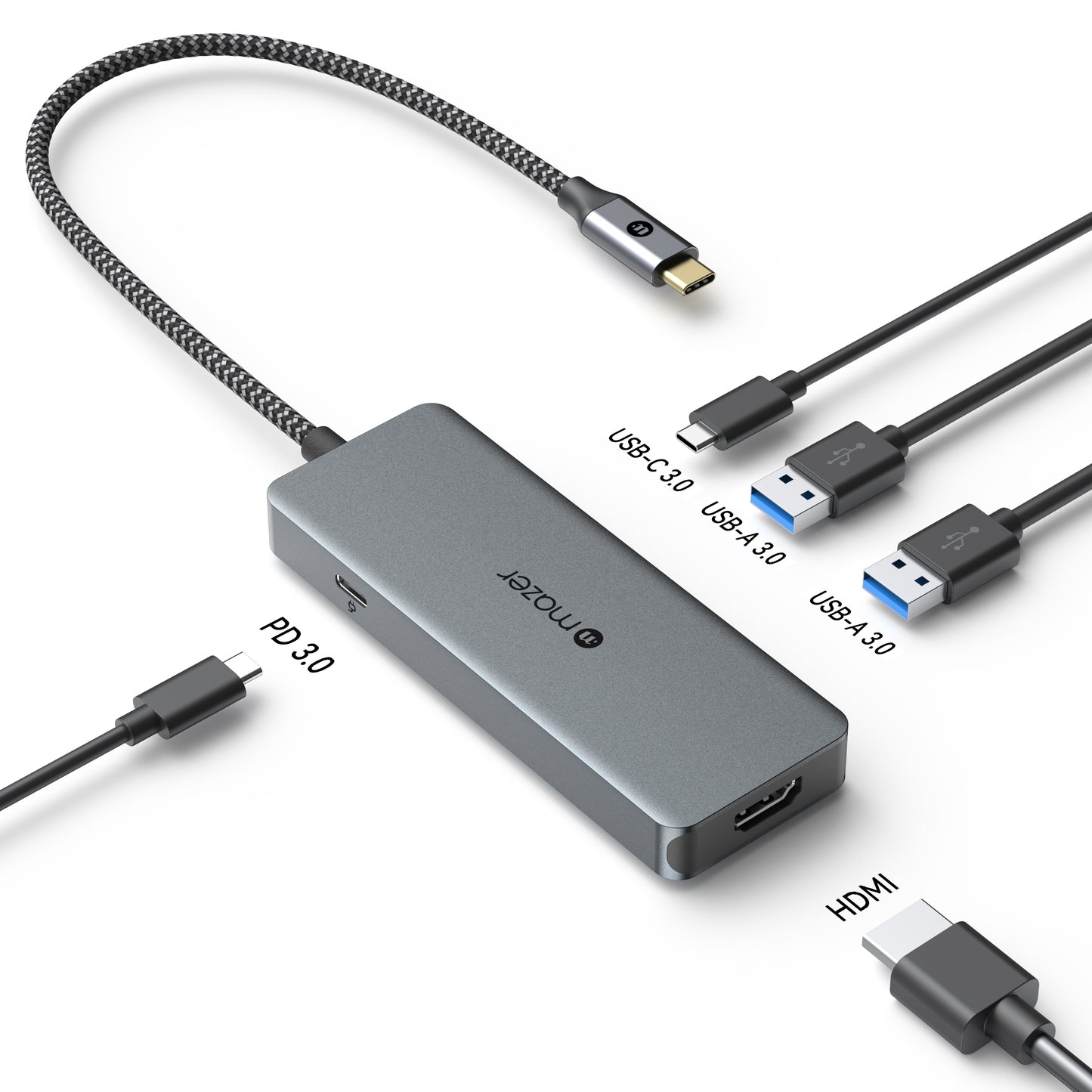 InfiniteLinkPro Hub60  5-in-1 USB C Multimedia Hub