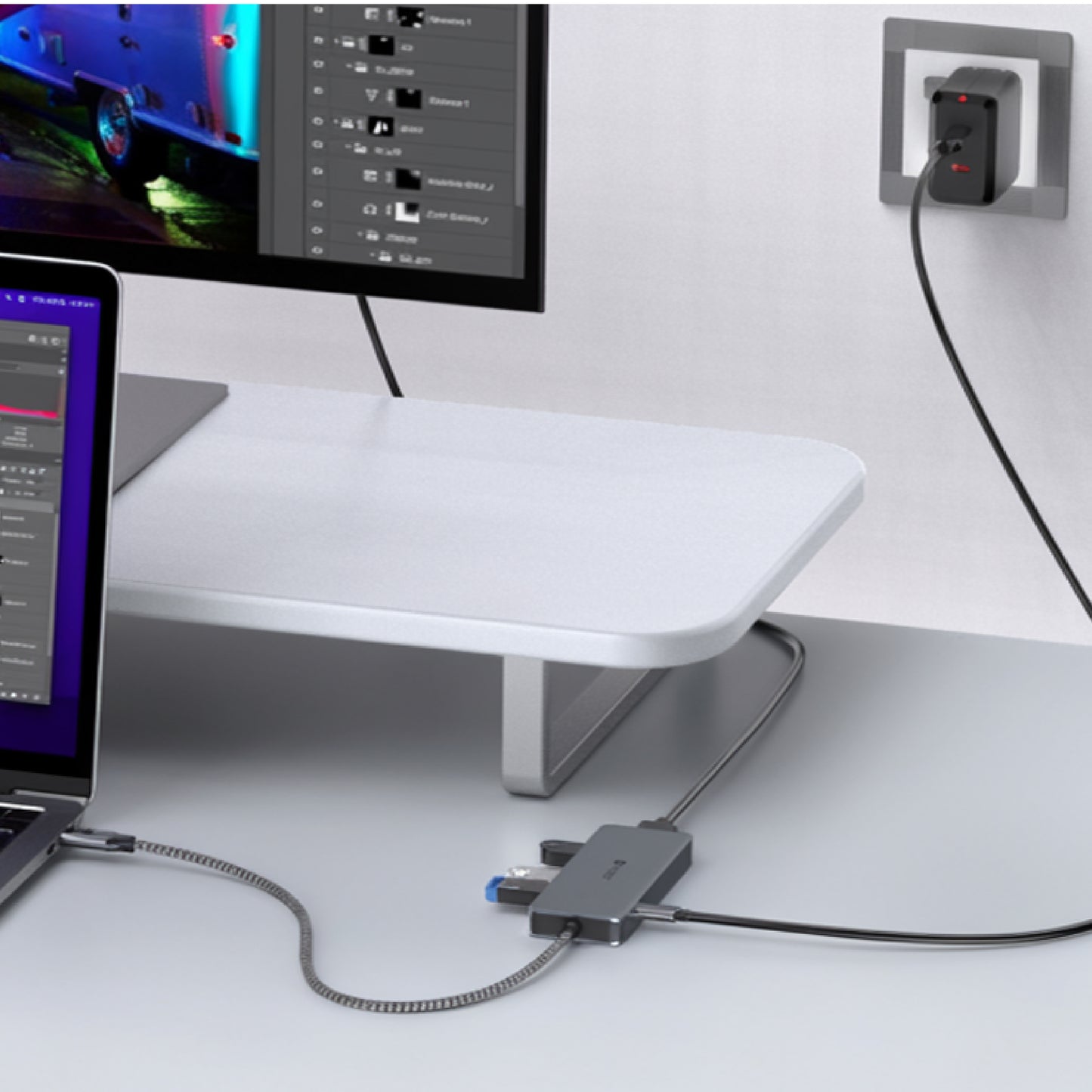 InfiniteLinkPro Hub60  5-in-1 USB C Multimedia Hub