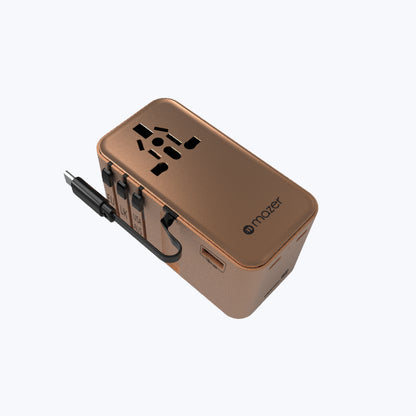 Infinite Travel PD100W GaN Universal Travel Charger With Built-in USB C Cable