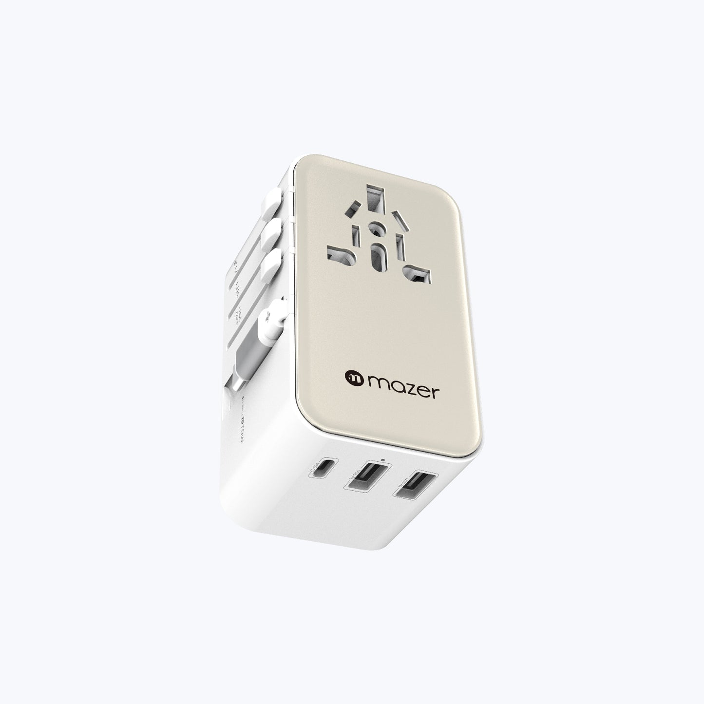 Infinite Travel PD70W Gan Universal Travel Charger With Built-in USB C Cable